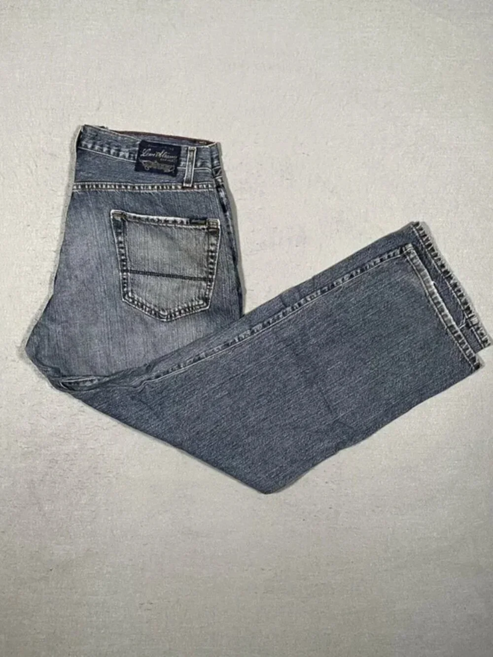 Levi’s Low Straight Light Blue Denim Jeans Vintage Mens W34 I30